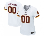 Women Nike Nfl Jerseys Washington Redskins Customized White Jersey