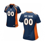 Women Nike nfl Jerseys Denver Broncos Customized Blue Jersey