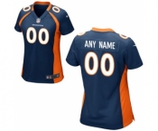 Women Nike nfl Jerseys Denver Broncos Customized Blue Jersey