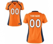 Women Nike nfl Jerseys Denver Broncos Customized Orange Jersey