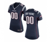 Women Nike nfl jerseys New England Patriots Customized Blue Jersey