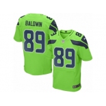 Men Nike Seattle Seahawks #89 Doug Baldwin Elite Green Rush NFL Jerseys