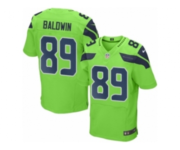 Men Nike Seattle Seahawks #89 Doug Baldwin Elite Green Rush NFL Jerseys