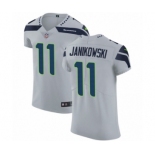 Men's Nike Seattle Seahawks #11 Sebastian Janikowski Grey Alternate Vapor Untouchable Elite Player NFL Jersey