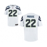 Men's Nike Seattle Seahawks #22 C.J. Prosise Elite White NFL Jersey