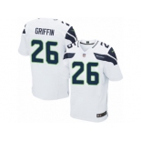 Men's Nike Seattle Seahawks #26 Shaquill Griffin Elite White NFL Jersey