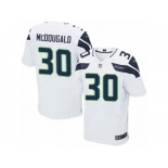 Men's Nike Seattle Seahawks #30 Bradley McDougald Elite White NFL Jersey