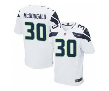 Men's Nike Seattle Seahawks #30 Bradley McDougald Elite White NFL Jersey