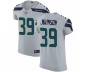 Men's Nike Seattle Seahawks #39 Dontae Johnson Grey Alternate Vapor Untouchable Elite Player NFL Jersey