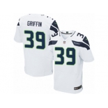 Men's Nike Seattle Seahawks #39 Shaquill Griffin Elite White NFL Jersey