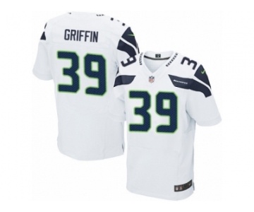 Men's Nike Seattle Seahawks #39 Shaquill Griffin Elite White NFL Jersey