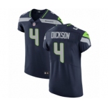 Men's Nike Seattle Seahawks #4 Michael Dickson Navy Blue Team Color Vapor Untouchable Elite Player NFL Jersey