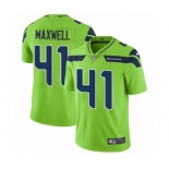 Men's Nike Seattle Seahawks #41 Byron Maxwell Elite Green Rush Vapor Untouchable NFL Jersey