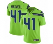 Men's Nike Seattle Seahawks #41 Byron Maxwell Elite Green Rush Vapor Untouchable NFL Jersey