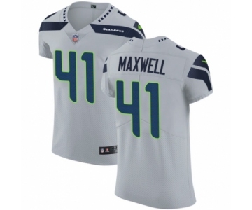 Men's Nike Seattle Seahawks #41 Byron Maxwell Grey Alternate Vapor Untouchable Elite Player NFL Jersey