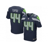 Men's Nike Seattle Seahawks #44 Tani Tupou Elite Steel Blue Team Color NFL Jersey