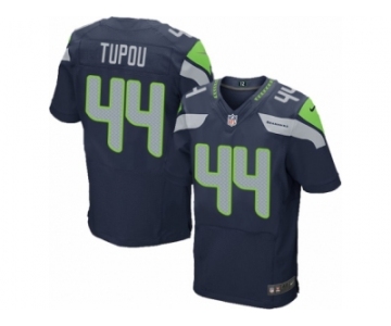 Men's Nike Seattle Seahawks #44 Tani Tupou Elite Steel Blue Team Color NFL Jersey