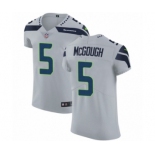 Men's Nike Seattle Seahawks #5 Alex McGough Grey Alternate Vapor Untouchable Elite Player NFL Jersey