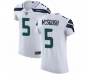 Men's Nike Seattle Seahawks #5 Alex McGough White Vapor Untouchable Elite Player NFL Jersey