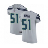 Men's Nike Seattle Seahawks #51 Barkevious Mingo Grey Alternate Vapor Untouchable Elite Player NFL Jersey