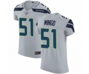 Men's Nike Seattle Seahawks #51 Barkevious Mingo Grey Alternate Vapor Untouchable Elite Player NFL Jersey