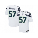 Men's Nike Seattle Seahawks #57 Michael Wilhoite Elite White NFL Jersey