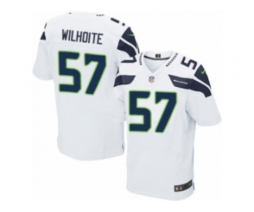 Men's Nike Seattle Seahawks #57 Michael Wilhoite Elite White NFL Jersey