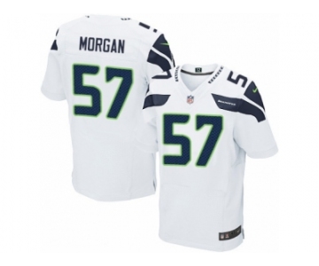 Men's Nike Seattle Seahawks #57 Mike Morgan Elite White NFL Jersey