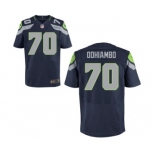 Men's Nike Seattle Seahawks #70 Rees Odhiambo Elite Blue Team Color NFL Jersey