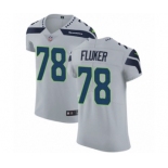 Men's Nike Seattle Seahawks #78 D.J. Fluker Grey Alternate Vapor Untouchable Elite Player NFL Jersey