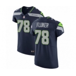 Men's Nike Seattle Seahawks #78 D.J. Fluker Navy Blue Team Color Vapor Untouchable Elite Player NFL Jersey