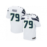 Men's Nike Seattle Seahawks #79 Ethan Pocic Elite White NFL Jersey