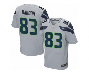 Men's Nike Seattle Seahawks #83 Amara Darboh Elite Grey Alternate NFL Jersey