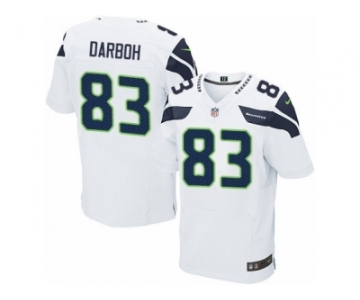 Men's Nike Seattle Seahawks #83 Amara Darboh Elite White NFL Jersey