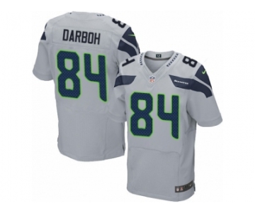 Men's Nike Seattle Seahawks #84 Amara Darboh Elite Grey Alternate NFL Jersey