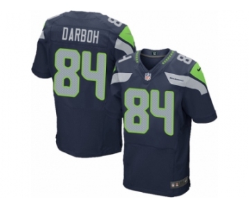 Men's Nike Seattle Seahawks #84 Amara Darboh Elite Steel Blue Team Color NFL Jersey