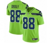 Men's Nike Seattle Seahawks #88 Will Dissly Elite Green Rush Vapor Untouchable NFL Jersey