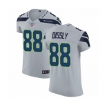 Men's Nike Seattle Seahawks #88 Will Dissly Grey Alternate Vapor Untouchable Elite Player NFL Jersey