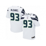 Men's Nike Seattle Seahawks #93 Tony McDaniel Elite White NFL Jersey