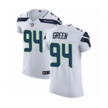 Men's Nike Seattle Seahawks #94 Rasheem Green White Vapor Untouchable Elite Player NFL Jersey