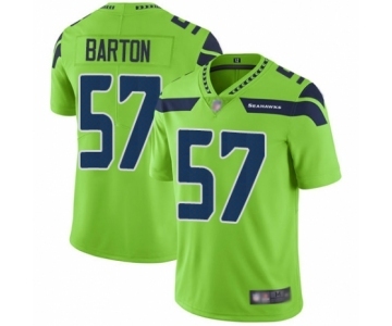 Men's Seattle Seahawks #57 Cody Barton Elite Green Rush Vapor Untouchable Football Jersey