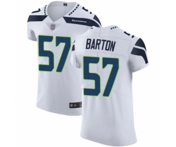 Men's Seattle Seahawks #57 Cody Barton White Vapor Untouchable Elite Player Football Jerse