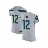 Nike Seattle Seahawks #12 Fan Grey Alternate Men Stitched NFL Vapor Untouchable Elite Jersey