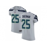 Nike Seattle Seahawks #25 Richard Sherman Grey Alternate Men Stitched NFL Vapor Untouchable Elite Jersey