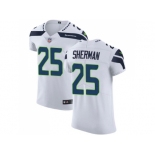 Nike Seattle Seahawks #25 Richard Sherman White Men Stitched NFL Vapor Untouchable Elite Jersey