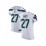 Nike Seattle Seahawks #27 Eddie Lacy White Men Stitched NFL Vapor Untouchable Elite Jersey