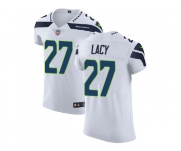 Nike Seattle Seahawks #27 Eddie Lacy White Men Stitched NFL Vapor Untouchable Elite Jersey