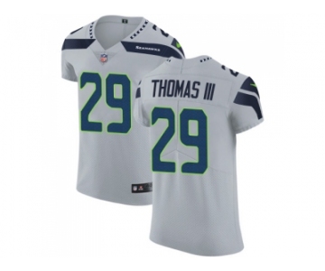 Nike Seattle Seahawks #29 Earl Thomas III Grey Alternate Men Stitched NFL Vapor Untouchable Elite Jersey