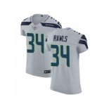 Nike Seattle Seahawks #34 Thomas Rawls Grey Alternate Men Stitched NFL Vapor Untouchable Elite Jersey