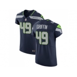 Nike Seattle Seahawks #49 Shaquem Griffin Steel Blue Team Color Men Stitched NFL Vapor Untouchable Elite Jersey